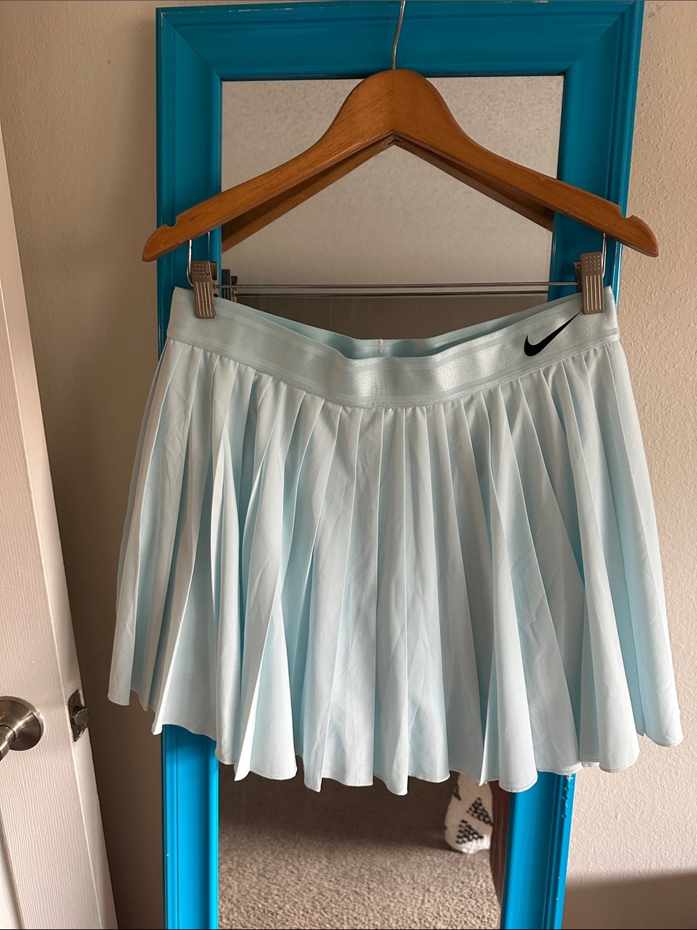 Nike victory tennis skirt Pale Blue Pleated Skort